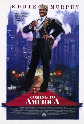 Coming To America (1988) Movie Poster - Single - Sided - Rolled