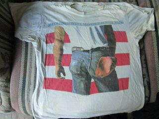Bruce Springsteen Tour T Shirt " Born In The Usa " Oakland Show