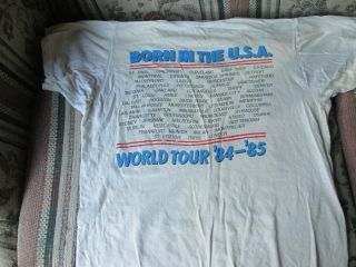 Bruce Springsteen Tour T Shirt 