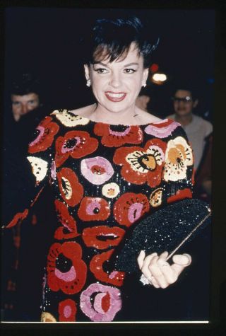 Judy Garland Rare Colorful Candid Photo Vintage Duplicate 35mm Transparency