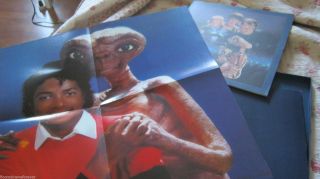 Michael Jackson Et Storybook Book Vinyl Version Complete W/poster