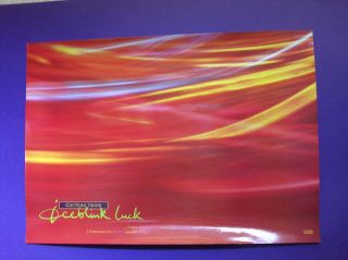 4ad Cocteau Twins Iceblink Luck 1990 Promo Poster Indie 24 " X 17 "
