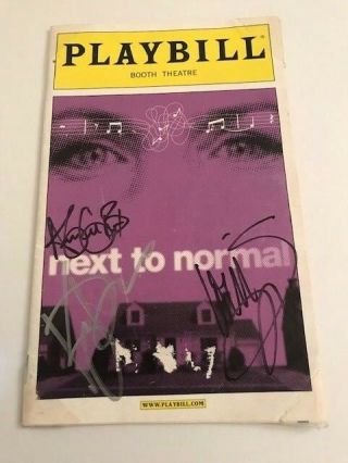 Alice Ripely Signed Playbill - Next To Normal - Other Cast Members Too