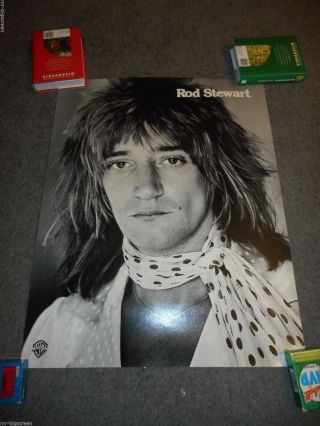 Rod Stewart - Rolled Warners Music Promo Poster - 21 " X 27 "
