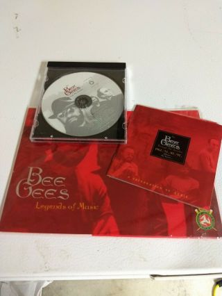Bee Gees Isle Of Man Stamps Rare Ellan Vannin Cd,  Deluxe Booklet