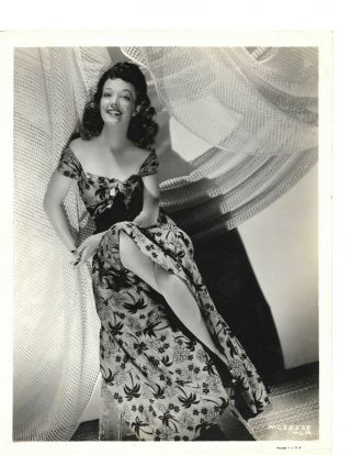 1940s Martha Eggerth Glamour Exquisite Stunning Vintage Photo 136