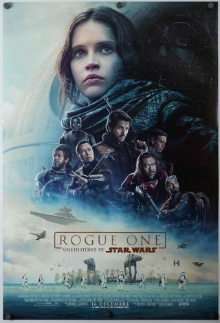 Rogue One A Star Wars Story - Ds Movie Poster D/s 27x40 - French Final