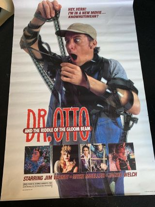 Dr Otto And The Riddle Of The Gloom Movie Poster Jim Varney 1985