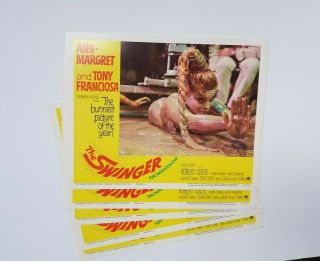 1966 The Swinger Lobby Card Set 11x14 Ann Margret Tony Franciosa Romantic Comedy