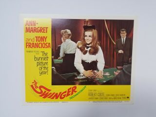 1966 THE SWINGER Lobby Card Set 11x14 Ann Margret Tony Franciosa ROMANTIC COMEDY 3