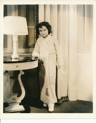 Cora Sue Collins Vintage 1936 Schafer Columbia Fashion Portrait Photo