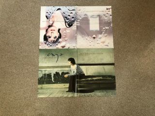 (hfbk25) Double Sided Giant Poster/advert 26x22 " Enya : A Day Without Rain