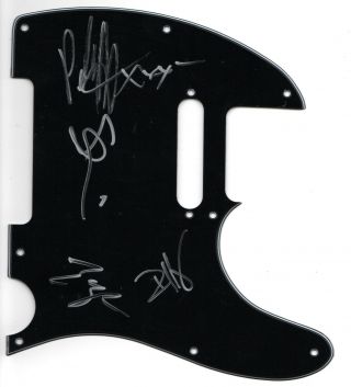 The Church Band Real Hand Signed Guitar Pickguard 1 All 4 Steve Kilbey,  3