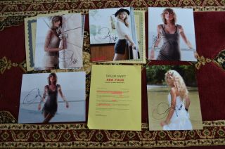 Taylor Swift Autographed Varity Of Glossy - (5) - Photo 