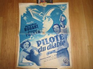 Chain Lightning Humphrey Bogart 1949 French Poster