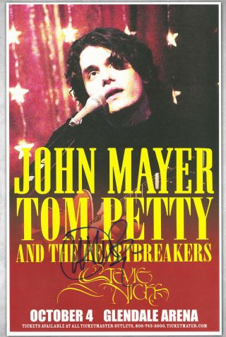 John Mayer Autographed Concert Poster Gravity,  Dead & Co.