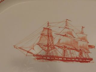 Lovely Spode RED TRADE WINDS 16 - 1/2 
