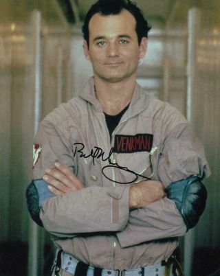 Bill Murray Peter Venkman,  Ghostbusters Signed Autograph 8x10 Photo