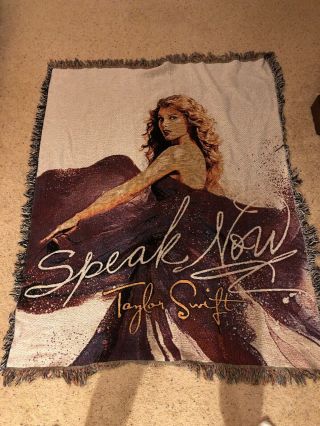 Taylor Swift Speak Now Tapestry Blanket