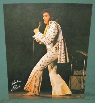 Elvis Presley All Star Shows Concert Poster 1972 11 X 14 Exc