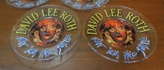 2 Rare Promo Plates Of David Lee Roth " Eat 