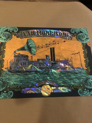 Van Morrison Lava Foil Poster By Helton Steamboat 9/14/17