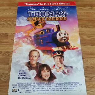 Thomas The Train Magic Railroad Adventure Family Movie Poster 27” X 40” Rolled
