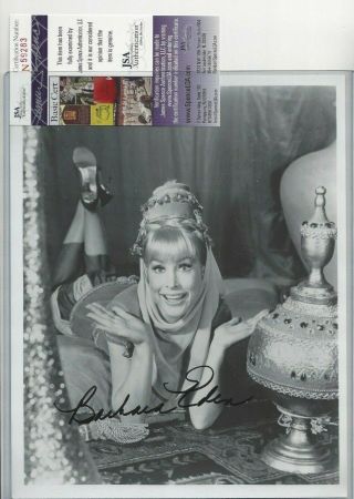 Barbara Eden Autographed 8x10 Photo I Dream Of Jeannie Tv Star Jsa