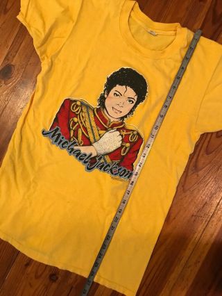 Vintage Rare 1984 Michael Jackson T - Shirt Size L Screen Stars Glitter Glove 6