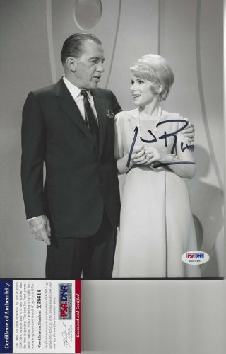 Joan Rivers 8x10 Autographed Photo Psa Dna Certified With Ed Sullivan