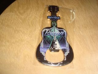 Hard Rock Cafe Busan Guitar City Bottle Opener Magnet