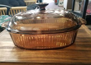 Corning Vision 4l Roaster Dutch Oven Casserole With Lid