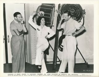 Fred Astaire Gracie Allen George Burns Vintage Candid Dance Rko Studio Set Photo