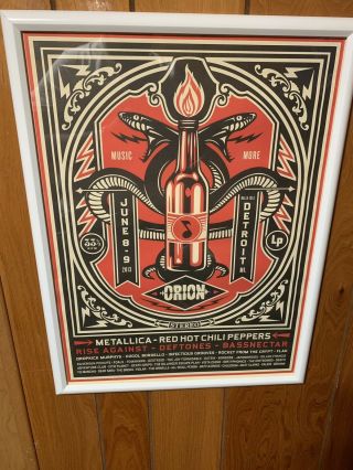 Metallica Orion Poster With Frame 1