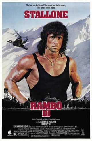 Rambo Iii (1988) Movie Poster - Single - Sided - Rolled