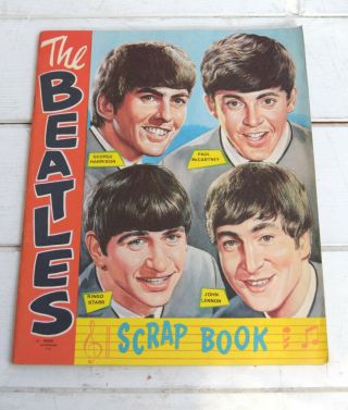 Official Nems Uk 1963 1964 Beatles Scrapbook Pages Scrap Book