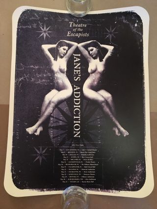Janes Addiction Poster 2012 Theatre Of Escapists Tour Limited Perry Ferrell