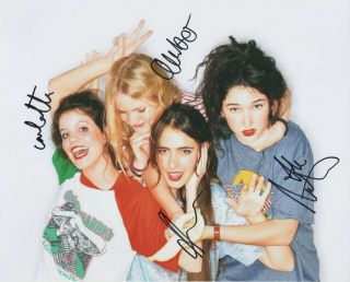 Hinds Band Real Hand Signed Photo 2 Autographed By All 4