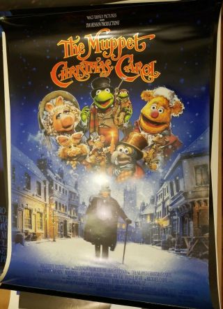 Muppet Christmas Carol Drew Struzan Double Sided Ds Movie Poster 27x40