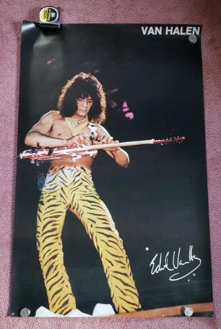 Rare Eddie Van Halen Poster