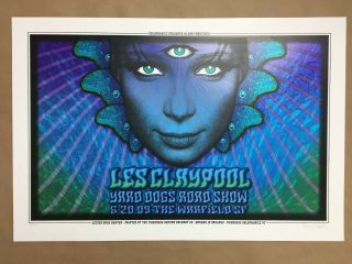 Les Claypool Concert Poster Dave Hunter Firehouse Print Rare 86/200 Primus 15x22