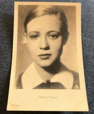 1940s Hertha Thiele Glamour Exquisite Stunning Vintage Photo Post Card 113
