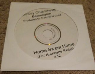 Motley Crue Chester Bennington Home Sweet Home Very Rare Promo Cd