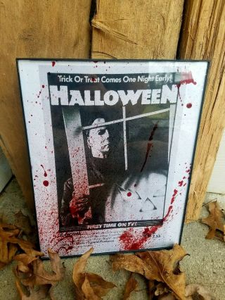 Halloween Michael Myers 8x10 Bloody Print Horror Art