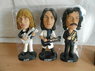 A Set of 3 Hand Painted Bobblehead Dolls Of The Canadian Rock Band RUSH 2