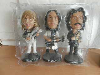 A Set of 3 Hand Painted Bobblehead Dolls Of The Canadian Rock Band RUSH 3
