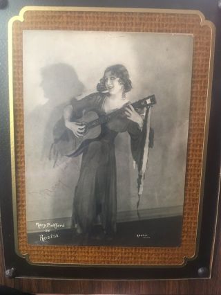 Mary Pickford - Signed Photo - Silent Star - Framed