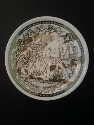 Fornasetti MITOLOGIA Coasters / Small Plates Greek Mythology Set of 7 3