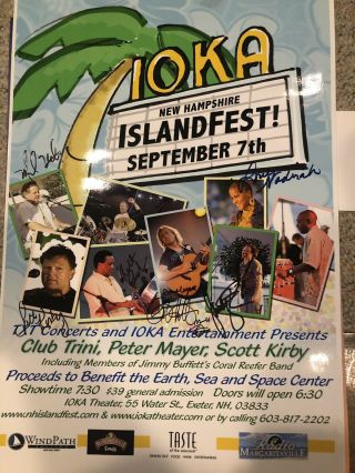 Club Trini,  Peter Mayer,  Scott Kirby Islandfest At The Ioka Theater Poster