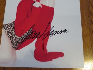 Madonna Autographed 8.  5x11 Photo Signed Hand 2